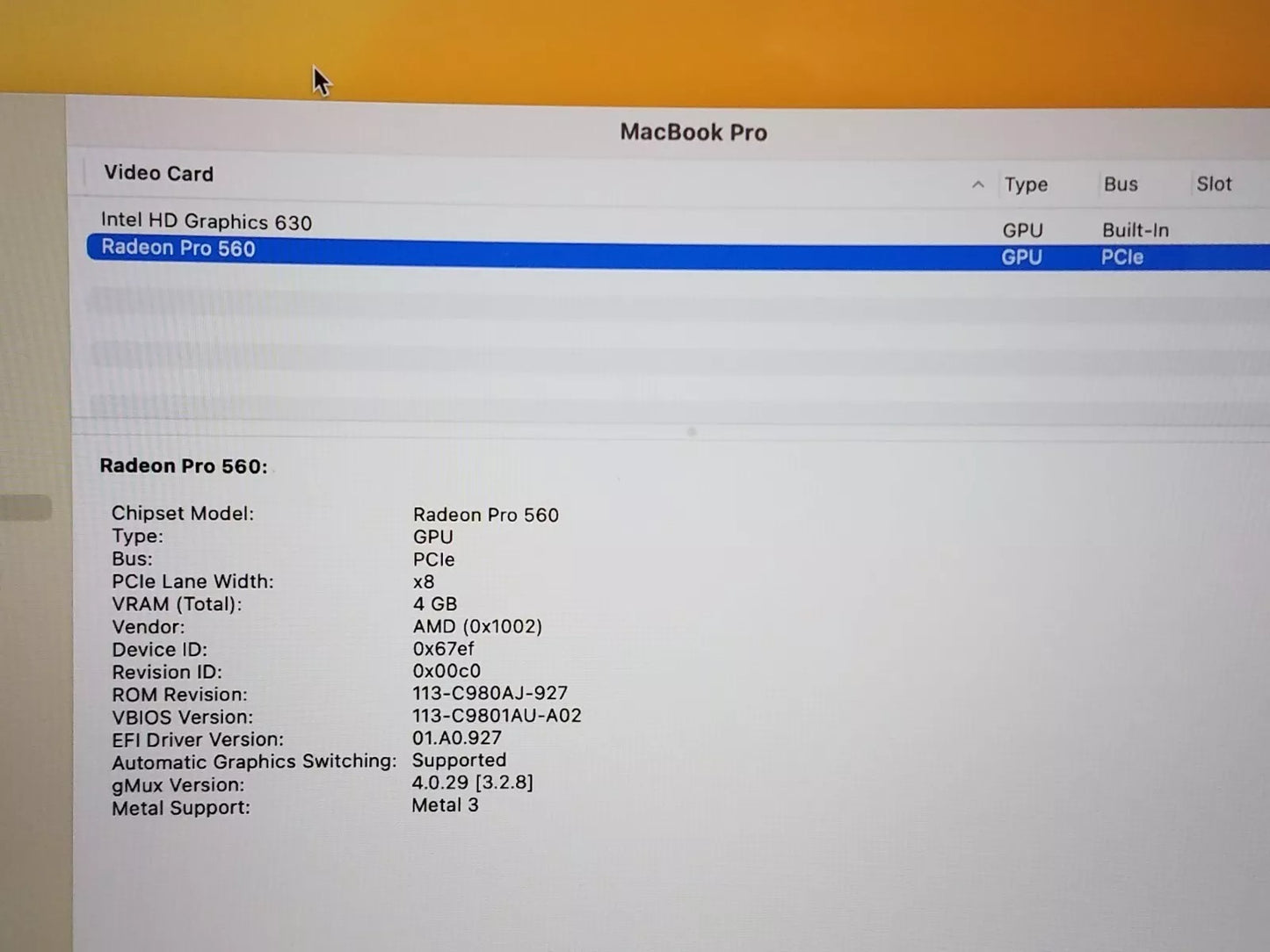 MacBook Pro 15,4" (2017) Touch Bar - Potente y en excelente - Notebook